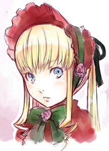 Rating: Safe Score: 0 Tags: 1girl bangs blonde_hair blue_eyes blush bonnet bow bowtie closed_mouth face flower green_bow ha-ru image long_hair looking_at_viewer photoshop_(medium) pink_flower pink_rose portrait ribbon rose rozen_maiden shinku sidelocks simple_background solo twintails white_background User: admin