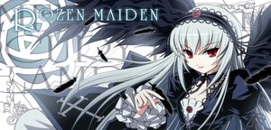 Rating: Safe Score: 0 Tags: 1girl black_dress black_wings detached_collar dress flower frilled_sleeves frills hairband image juliet_sleeves long_hair long_sleeves looking_at_viewer puffy_sleeves red_eyes ribbon rose silver_hair solo suigintou upper_body wings User: admin