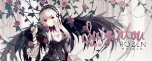 Rating: Safe Score: 0 Tags: 1girl black_dress dress flower gothic_lolita hairband image lolita_fashion long_hair looking_at_viewer pink_flower pink_rose purple_flower purple_rose red_eyes rose silver_hair solo suigintou thorns very_long_hair vines wings User: admin