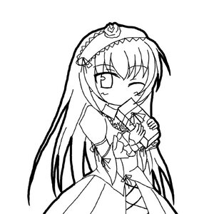 Rating: Safe Score: 0 Tags: 1girl ;) artist_request blush cowboy_shot dress flower gift greyscale hairband image lineart lolita_hairband long_hair long_sleeves looking_at_viewer monochrome one_eye_closed ribbon rose rozen_maiden simple_background smile solo suigintou very_long_hair white_background User: admin