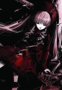 Rating: Safe Score: 0 Tags: 1girl dress drill_hair flower gothic_lolita image lolita_fashion long_hair long_sleeves petals pink_hair rose shinku solo standing twintails very_long_hair User: admin