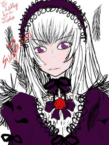 Rating: Safe Score: 0 Tags: 1girl bug butterfly dress flower hairband image insect long_hair looking_at_viewer red_flower rose simple_background solo suigintou upper_body white_background User: admin