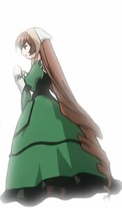 Rating: Safe Score: 0 Tags: 1girl apron blurry brown_hair depth_of_field dress full_body green_dress head_scarf image long_hair long_sleeves solo standing suiseiseki very_long_hair User: admin