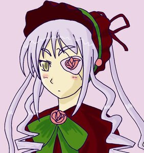 Rating: Safe Score: 0 Tags: 1girl blush bonnet bow bowtie costume_switch flower green_bow hat image long_hair looking_at_viewer pink_background pink_flower red_flower red_rose rose shinku sidelocks simple_background solo User: admin