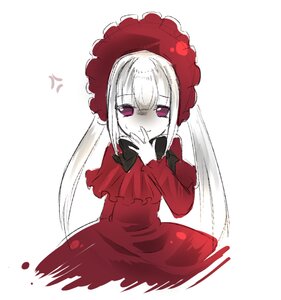 Rating: Safe Score: 0 Tags: 1girl bangs blush bow capelet closed_mouth dress eyebrows_visible_through_hair frills image long_hair long_sleeves looking_at_viewer red_dress shinku simple_background smile solo twintails very_long_hair white_background User: admin