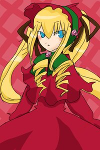 Rating: Safe Score: 0 Tags: 1girl :o blonde_hair blue_eyes blush bonnet bow dress drill_hair flower image long_hair long_sleeves looking_at_viewer pink_flower pink_rose red_dress rose shinku sidelocks solo User: admin