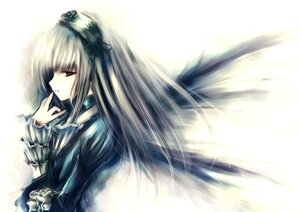 Rating: Safe Score: 0 Tags: 1girl abudala bangs black_dress black_ribbon black_wings commentary_request dress frills gothic hairband image long_hair long_sleeves profile purple_eyes red_eyes ribbon rozen_maiden silver_hair simple_background solo suigintou upper_body very_long_hair white_background wings User: admin