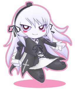 Rating: Safe Score: 0 Tags: 1girl blush_stickers chibi dress full_body hairband image long_hair long_sleeves ribbon smile solo striped suigintou vertical_stripes very_long_hair white_hair wings User: admin