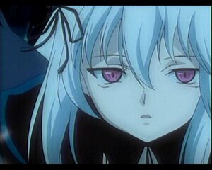 Rating: Safe Score: 0 Tags: 1girl anime_coloring black_border blue_hair close-up face hair_ribbon image letterboxed long_hair looking_at_viewer purple_eyes ribbon solo suigintou User: admin