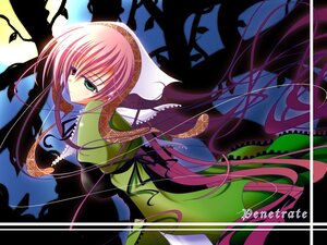Rating: Safe Score: 0 Tags: 1girl auto_tagged dress frills green_dress green_eyes heterochromia image long_hair long_sleeves looking_at_viewer looking_back night pink_hair plant red_eyes solo suiseiseki very_long_hair vines User: admin