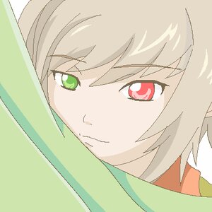 Rating: Safe Score: 0 Tags: 1girl bangs closed_mouth eyebrows_visible_through_hair face green_eyes hair_between_eyes image looking_at_viewer portrait red_eyes simple_background solo suiseiseki User: admin