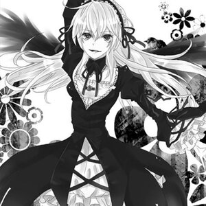 Rating: Safe Score: 0 Tags: 1girl auto_tagged dress frills gothic_lolita greyscale hairband image lolita_fashion lolita_hairband long_hair long_sleeves looking_at_viewer monochrome neck_ribbon open_mouth ribbon smile solo suigintou traditional_media wings User: admin