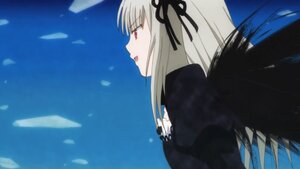 Rating: Safe Score: 0 Tags: 1girl black_dress black_ribbon black_wings dress feathered_wings feathers from_side hairband image long_hair long_sleeves open_mouth profile red_eyes ribbon silver_hair solo suigintou upper_body very_long_hair wings User: admin