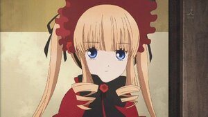 Rating: Safe Score: 0 Tags: 1girl blonde_hair blue_eyes blush bonnet bow dress drill_hair flower image long_hair long_sleeves looking_at_viewer red_dress rose shinku sidelocks solo tears twin_drills twintails User: admin