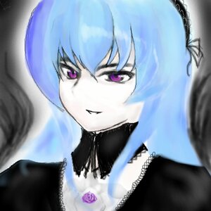 Rating: Safe Score: 0 Tags: 1girl black_dress blue_hair blurry blurry_foreground choker closed_mouth depth_of_field flower image looking_at_viewer photo purple_eyes rose short_hair solo suigintou User: admin
