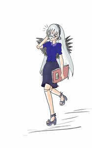 Rating: Safe Score: 0 Tags: 1girl blue_eyes dress full_body glasses hairband high_heels image long_hair solo suigintou wings User: admin