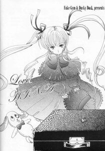 Rating: Safe Score: 0 Tags: 1girl blush bow bowtie dress drill_hair greyscale hair_ribbon image long_hair long_sleeves monochrome ribbon shinku solo standing stuffed_animal twintails very_long_hair User: admin