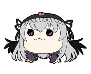 Rating: Safe Score: 0 Tags: 1girl black_wings chibi feathered_wings feathers flower hairband image long_hair silver_hair simple_background solo striped suigintou vertical_stripes white_background wings User: admin