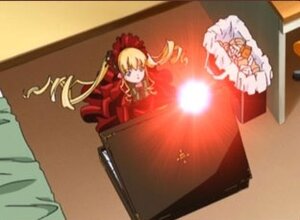 Rating: Safe Score: 0 Tags: 1girl blonde_hair bonnet dress drill_hair hat image long_sleeves red_dress shinku solo twintails User: admin