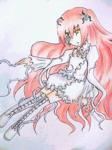 Rating: Safe Score: 0 Tags: 1girl boots cross-laced_footwear dress flower frills full_body hair_flower image kirakishou knee_boots long_hair long_sleeves pink_hair rose solo thigh_boots thighhighs traditional_media very_long_hair watercolor_(medium) white_footwear yellow_eyes User: admin