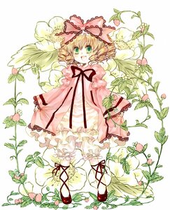 Rating: Safe Score: 0 Tags: 1girl blonde_hair bloomers bow dress drill_hair flower food frills fruit full_body green_eyes hina_ichigo hinaichigo image long_sleeves looking_at_viewer object_namesake open_mouth pink_bow pink_dress plant ribbon shoes short_hair smile solo standing strawberry underwear vines white_legwear wide_sleeves User: admin