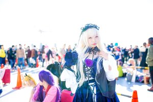 Rating: Safe Score: 0 Tags: 3d blurry blurry_background blurry_foreground depth_of_field dress flower hairband long_hair multiple_girls photo rose solo suigintou User: admin