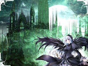 Rating: Safe Score: 0 Tags: 1girl black_dress black_wings building city dress feathers frilled_sleeves frills hairband image juliet_sleeves long_hair long_sleeves puffy_sleeves ribbon silver_hair solo suigintou wings User: admin