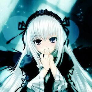 Rating: Safe Score: 0 Tags: 1girl black_dress black_ribbon blue_eyes blush dress frills hairband image juliet_sleeves long_hair long_sleeves looking_at_viewer puffy_sleeves rose silver_hair solo suigintou upper_body wings User: admin