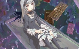 Rating: Safe Score: 0 Tags: 1girl black_dress black_ribbon black_wings boots dress flower frills hairband image long_hair long_sleeves looking_at_viewer red_eyes ribbon rose silver_hair sitting solo suigintou wings User: admin