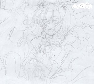 Rating: Safe Score: 0 Tags: 1girl blush dress image kirakishou long_hair monochrome open_mouth sketch smile solo User: admin