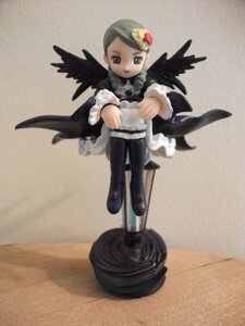 Rating: Safe Score: 0 Tags: 1girl black_wings boots doll dress full_body kanaria long_sleeves sitting solo standing wings User: admin