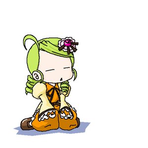 Rating: Safe Score: 0 Tags: 1girl ahoge chibi drill_hair full_body green_hair hair_ornament image kanaria long_sleeves solo twin_drills white_background User: admin