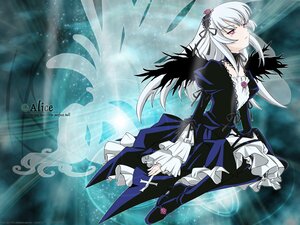 Rating: Safe Score: 0 Tags: 1girl bangs black_ribbon black_wings dress feathers frills hairband highres image juliet_sleeves long_hair long_sleeves puffy_sleeves ribbon rozen_maiden silver_hair solo solwyvern suigintou vector_trace wings User: admin