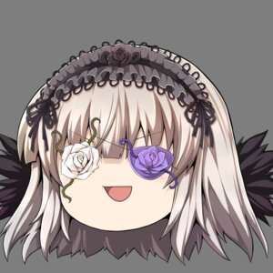 Rating: Safe Score: 0 Tags: 1girl :d costume_switch flower hairband image open_mouth ribbon rose smile solo suigintou transparent_background white_flower white_rose wings User: admin