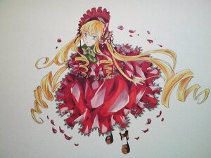 Rating: Safe Score: 0 Tags: 1girl blonde_hair blue_eyes bonnet bow bowtie dress drill_hair flower full_body green_bow image long_hair long_sleeves looking_at_viewer petals red_dress ringlets rose_petals shinku shoes solo twin_drills twintails very_long_hair User: admin