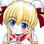 Rating: Safe Score: 0 Tags: 1girl blonde_hair blue_eyes bow face image long_hair red_bow ribbon shinku sidelocks simple_background solo User: admin