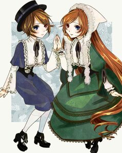 Rating: Safe Score: 0 Tags: 2girls blue_eyes brown_hair dress frills hat heterochromia image long_hair long_sleeves multiple_girls pair pantyhose red_eyes short_hair siblings sisters souseiseki suiseiseki top_hat twins very_long_hair white_legwear User: admin