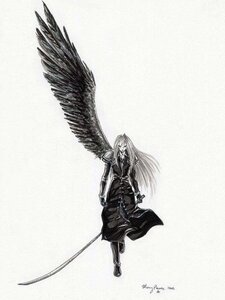 Rating: Safe Score: 0 Tags: 1girl armor artist_name boots feathered_wings image katana long_hair monochrome solo standing suigintou sword weapon wings User: admin