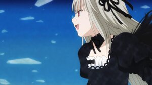 Rating: Safe Score: 0 Tags: 1girl black_dress black_ribbon dress feathers flower hairband image juliet_sleeves long_hair long_sleeves looking_away open_mouth profile puffy_sleeves red_eyes ribbon silver_hair sky solo suigintou upper_body wings User: admin