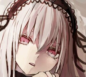 Rating: Safe Score: 0 Tags: 1girl bangs frilled_hairband hair_between_eyes image looking_at_viewer portrait red_eyes ribbon solo suigintou white_hair User: admin