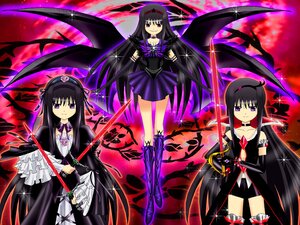 Rating: Safe Score: 0 Tags: 1girl akemi_homura bare_shoulders black_gloves black_hair black_skirt bow choker dress elbow_gloves gloves hairband holding image long_hair looking_at_viewer magical_girl multiple_persona multiple_views pleated_skirt purple_eyes ribbon school_uniform skirt smile solo suigintou thighhighs weapon wings zettai_ryouiki User: admin