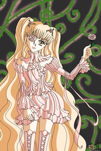 Rating: Safe Score: 0 Tags: 1girl blonde_hair boots cross-laced_footwear dress eyepatch flower frills hair_ornament image kirakishou long_hair long_sleeves plant rose solo thorns twintails very_long_hair vines yellow_eyes User: admin
