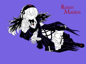 Rating: Safe Score: 0 Tags: 1girl cross-laced_clothes dress frilled_sleeves frills hairband image long_hair long_sleeves ribbon simple_background solo suigintou wings User: admin