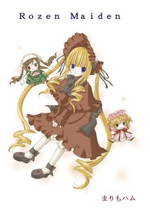 Rating: Safe Score: 0 Tags: 3girls blonde_hair blue_eyes bonnet bow brown_hair dress drill_hair full_body green_eyes image long_hair long_sleeves looking_at_viewer multiple multiple_girls pink_bow red_dress shinku shoes smile standing tagme twin_drills twintails very_long_hair User: admin