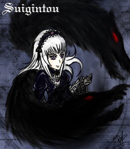 Rating: Safe Score: 0 Tags: 1girl black_wings dress frilled_sleeves frills hairband image long_hair long_sleeves looking_at_viewer pink_eyes rose silver_hair solo suigintou wings User: admin