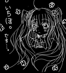 Rating: Safe Score: 0 Tags: 1girl ahoge black_background dress image kirakishou long_hair looking_at_viewer monochrome simple_background solo twintails very_long_hair User: admin
