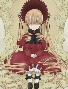 Rating: Safe Score: 0 Tags: 1girl blonde_hair bonnet bow closed_eyes dress drill_hair full_body image long_hair long_sleeves red_dress shinku shoes sitting sleeping solo twintails very_long_hair User: admin
