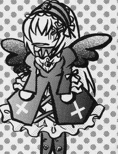 Rating: Safe Score: 0 Tags: 1girl dress greyscale hairband image lolita_hairband monochrome short_hair solo suigintou wings User: admin