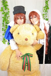 Rating: Safe Score: 0 Tags: dress green_eyes heterochromia hood multiple_cosplay red_eyes red_hair siblings sisters smile suiseiseki tagme twins User: admin