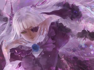 Rating: Safe Score: 0 Tags: 1girl 8981 bad_id bad_pixiv_id barasuishou doll_joints dress eyepatch flower frills image joints long_hair rose rozen_maiden silver_hair solo two_side_up white_hair yellow_eyes User: admin